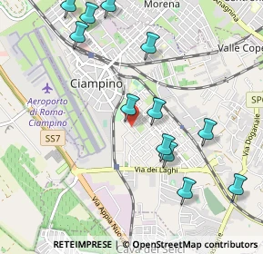 Mappa Via Atene, 00043 Ciampino RM, Italia (1.21083)