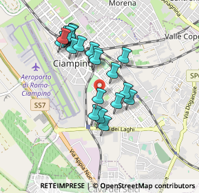 Mappa Via Atene, 00043 Ciampino RM, Italia (0.8185)