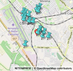 Mappa Via Atene, 00043 Ciampino RM, Italia (0.855)