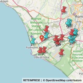 Mappa A91, 00054 Roma RM, Italia (9.6935)