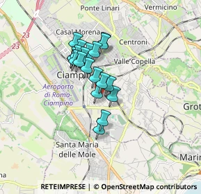 Mappa Via Venezia, 00043 Ciampino RM, Italia (1.282)