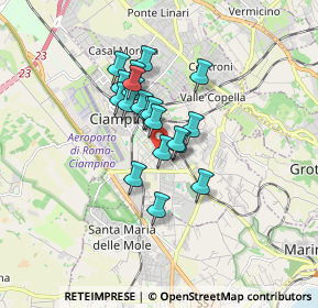 Mappa Via Venezia, 00043 Ciampino RM, Italia (1.236)