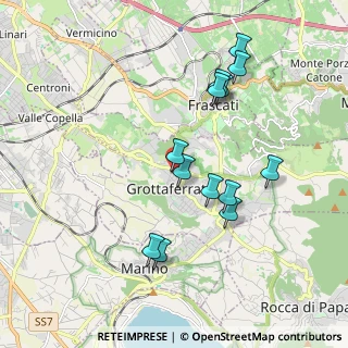 Mappa Via 4 Novembre, 00046 Grottaferrata RM, Italia (1.93385)