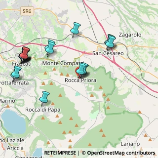 Mappa Via degli Olmi, 00079 Rocca Priora RM, Italia (5.163)