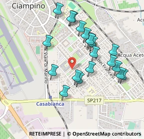 Mappa Via Parigi, 00043 Ciampino RM, Italia (0.474)