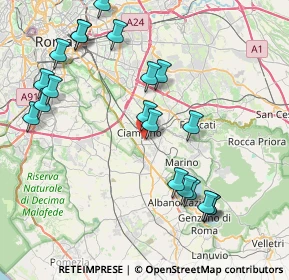 Mappa Via Parigi, 00043 Ciampino RM, Italia (9.571)