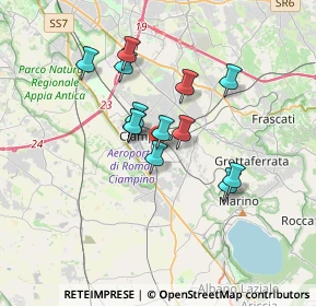 Mappa Via Parigi, 00043 Ciampino RM, Italia (2.87385)