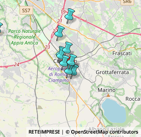 Mappa Via Parigi, 00043 Ciampino RM, Italia (3.21455)