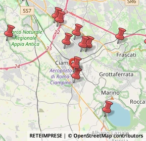 Mappa Via Parigi, 00043 Ciampino RM, Italia (4.79154)