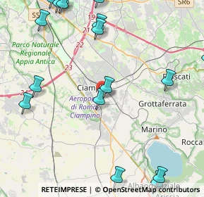 Mappa Via Parigi, 00043 Ciampino RM, Italia (6.686)