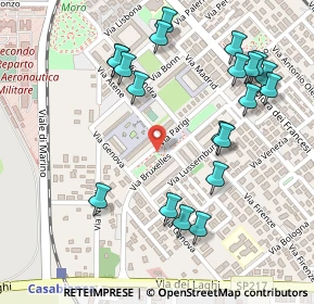 Mappa Via Parigi, 00043 Ciampino RM, Italia (0.299)