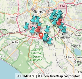 Mappa Viale Ugo Monaco, 00134 Roma RM, Italia (6.5745)