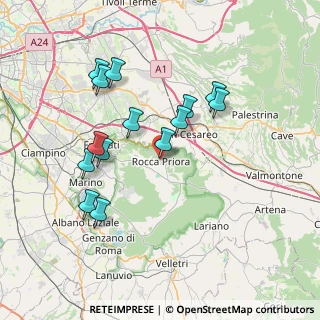 Mappa CAP, 00079 Rocca Priora RM (7.47571)