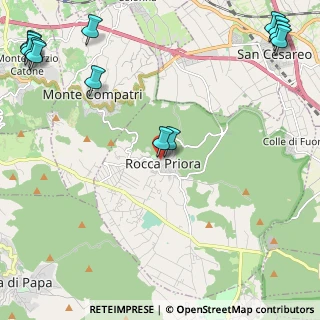 Mappa CAP, 00079 Rocca Priora RM (3.67615)