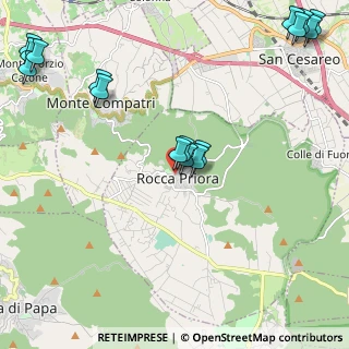 Mappa CAP, 00079 Rocca Priora RM (3.05125)