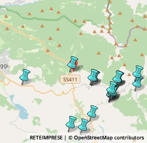 Mappa Via delle Cartiere, 03016 Guarcino FR, Italia (4.971)