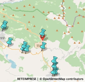 Mappa Via delle Cartiere, 03016 Guarcino FR, Italia (5.71154)