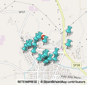 Mappa Via Ezio Tarantelli, 71011 Apricena FG, Italia (0.42)