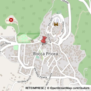 Mappa Via della Rocca, 23, 00079 Rocca Priora, Roma (Lazio)