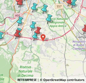 Mappa Cecchignola, 00134 Roma RM, Italia (6.487)