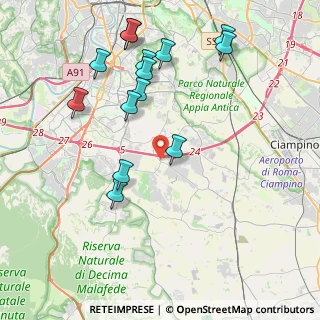 Mappa Via della Cecchignola, 00134 Roma RM, Italia (4.66714)