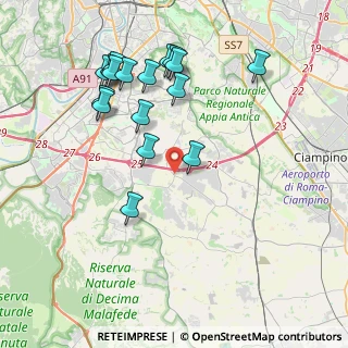 Mappa Via della Cecchignola, 00134 Roma RM, Italia (4.46412)