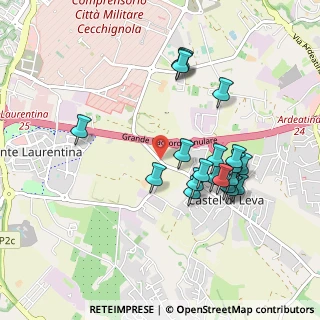 Mappa Via della Cecchignola, 00134 Roma RM, Italia (0.9515)