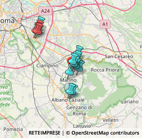 Mappa Via Roma, 00046 Grottaferrata RM, Italia (5.22846)