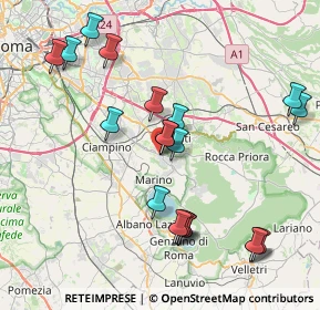 Mappa Via Roma, 00046 Grottaferrata RM, Italia (9.01)