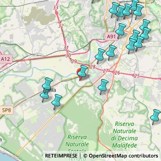 Mappa Via Castel del Rio, 00127 Vitinia RM, Italia (6.383)