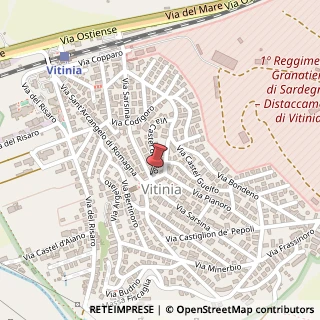 Mappa Via Sarsina, 125, 00127 Roma, Roma (Lazio)