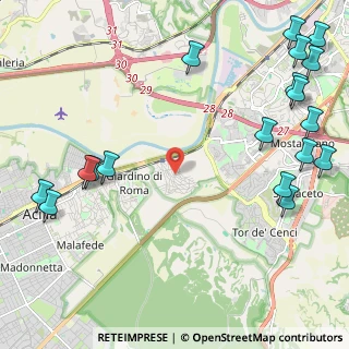 Mappa Via Castel del Rio, 00127 Vitinia RM, Italia (3.33056)