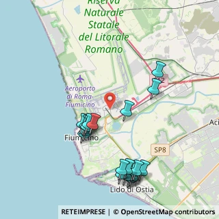 Mappa Via Arturo Ferrarin, 00054 Fiumicino RM, Italia (4.7925)
