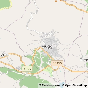 Mappa Fiuggi