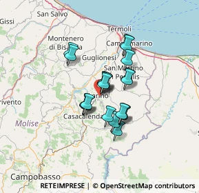 Mappa Via Novelli, 86035 Larino CB, Italia (9.5565)