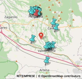 Mappa Via Di Palestrina, 00038 Valmontone RM, Italia (4.063)