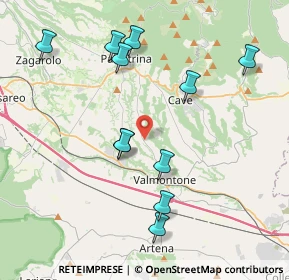Mappa Via Di Palestrina, 00038 Valmontone RM, Italia (4.35091)