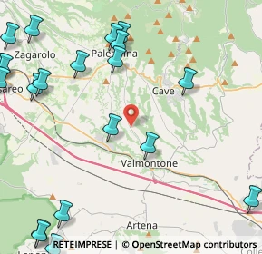 Mappa Via Di Palestrina, 00038 Valmontone RM, Italia (6.6465)