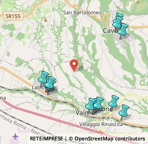 Mappa Via Di Palestrina, 00038 Valmontone RM, Italia (2.6525)