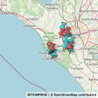 Mappa AREA IMBARCHI B, 00054 Fiumicino RM, Italia (11.3605)