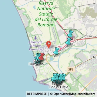 Mappa Via dell' Aeroporto di Fiumicino c, 00054 Fiumicino RM, Italia (5.2175)
