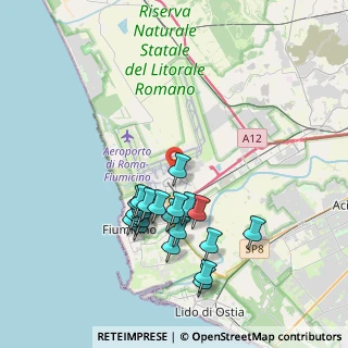 Mappa Aeroporto di Fiumicino, 00054 Fiumicino RM, Italia (3.8055)