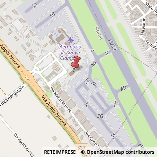 Mappa General Aviation Terminal Aeroporto Ciampino 00040, 00178 Ciampino RM, Italia, 00178 Roma, Roma (Lazio)