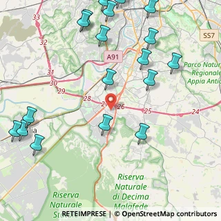 Mappa Via Pierfranco Bonetti, 00144 Roma RM, Italia (6.3305)