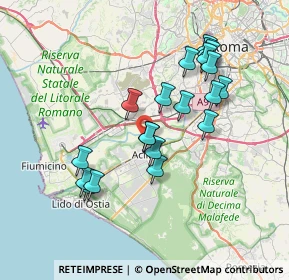 Mappa Via Ostiense, 00119 Ostia Antica RM, Italia (7.146)