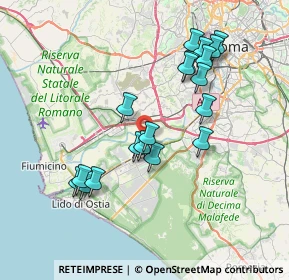 Mappa Via Ostiense, 00119 Ostia Antica RM, Italia (7.55)