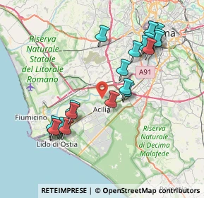 Mappa Via Ostiense, 00119 Ostia Antica RM, Italia (8.373)