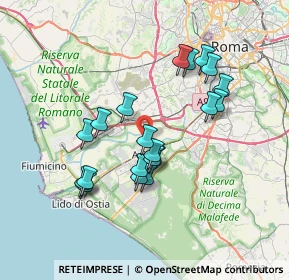 Mappa Via Ostiense, 00119 Ostia Antica RM, Italia (6.826)