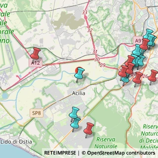Mappa Via Ostiense, 00119 Ostia Antica RM, Italia (6.346)