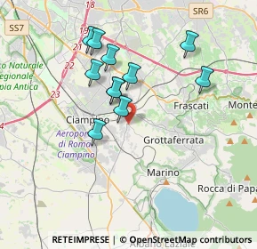 Mappa Vico della Mola, 00043 Ciampino RM, Italia (3.34636)